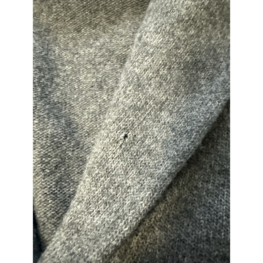 WALLACE & BARNES blue SHAWL cardigan sweater Size Medium Wool - Picture 4 of 8